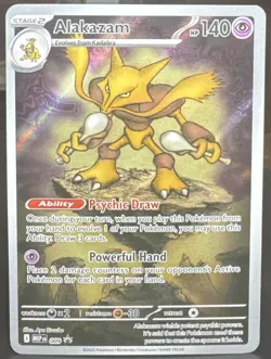 Pokemon Pokemon TCG Alakazam 009 Me: Mega Evolution Black Star Promo Holo Card - Image 1