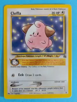 Pokemon Card - Cleffa #31 - Black Star Promo 31/53 WOTC - Image 1