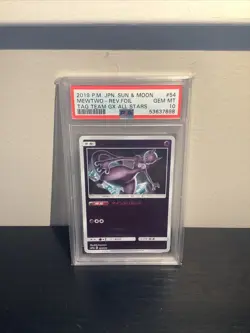 Mewtwo 054/173 sm12a Tag Team GX All Stars Reverse Holo Pokemon Card - PSA 10 - Image 1