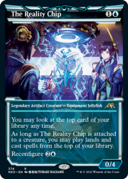 1 x The Reality Chip - Showcase - Kamigawa: Neon Dynasty - NM-Mint - MTG - Image 1