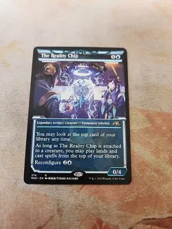 The Reality Chip Showcase Kamigawa Neon Dynasty MTG NM - Image 1
