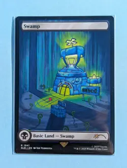 SpongeBob Swamp Land (1941) Secret Lair Drop Magic The Gathering - Image 1