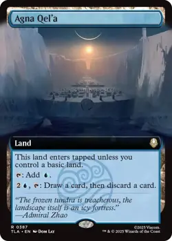 extended art AGNA QEL'A 387 Avatar The Last Airbender MTG - Image 1