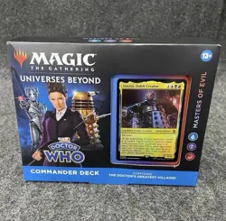 MTG: Universes Beyond Doctor Who Masters Of Evil Commander Deck - Image 1
