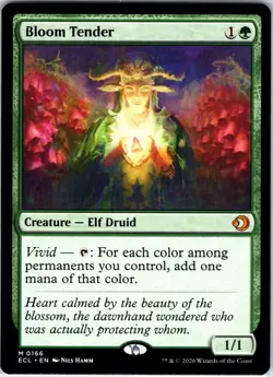 MTG Bloom Tender Regular M Lorwyn Eclipsed (ECL) 166 NM Magic - Image 1