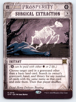 Surgical Extraction Breaking News - Outlaws of Thunder Junction MTG - Image 1