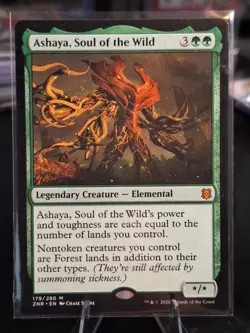 Ashaya, Soul of the Wild Zendikar Rising Mythic MTG Magic the Gathering, - Image 1