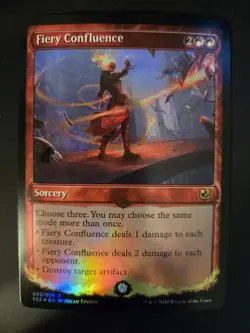 Fiery Confluence NM FOIL Signature Spellbook: Chandra MTG FREE SHIPPING - Image 1