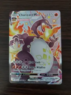 Charizard Vmax - SV107/SV122 Shining Fates Full Art Shiny Pokemon - NM/MINT - Image 1