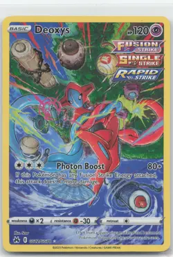 Deoxys GG12/GG70 Trainer Gallery Rare Crown Zenith Galarian Gallery Pokemon NM/M - Image 1