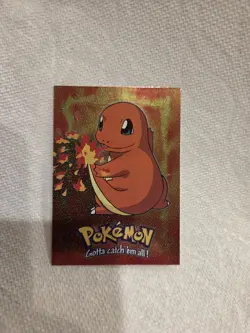 #04 Charmander E4 of 12 Topps trading cards - pokemon - Image 1