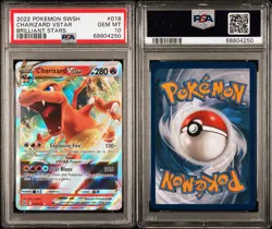 Pokemon TCG Charizard VSTAR 018/172 Brilliant Stars PSA 10 GEM MINT - Image 3