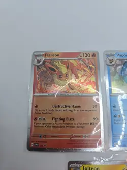 Pokemon TCG: Prismatic Evolutions Poster Collection2 Cosmos Holo Promos Set of 3 - Image 2