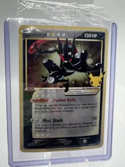 2021 POKEMON 25TH CELEBRATIONS GOLD STAR HOLO RARE GRENINJA NM SEALED 💫 - Image 1