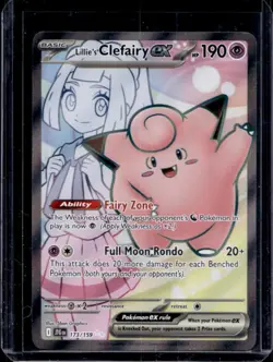 2025 Pokemon Journey Together Lillie's Clefairy ex #173/159 - Image 1