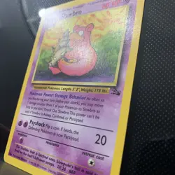 Pokemon TCG Slowbro 43/62 Fossil Kagemaru Himeno MP Vintage - Image 2