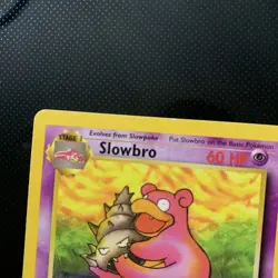 Pokemon TCG Slowbro 43/62 Fossil Kagemaru Himeno MP Vintage - Image 3