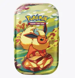 Pokemon Prismatic Evolutions Mini Tin [Flareon] Brand New Factory Sealed - Image 1
