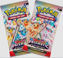 Pokemon Prismatic Evolutions Mini Tin [Flareon] Brand New Factory Sealed - Image 2