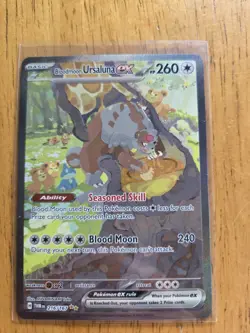 Blood moon Ursaluna ex 216/167 Pokemon Card! - Image 1