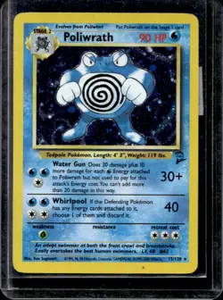 2000 Pokemon Set 2 Poliwrath Holo #15/130 - Image 1