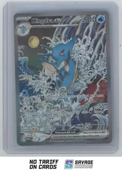 2024 Pokemon SVP BSP Special Illus. Collection Holo Kingdra ex #131 - Image 1