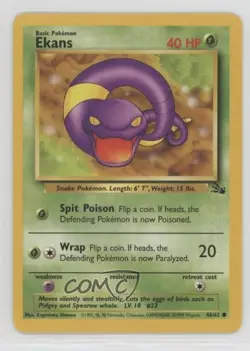 Ekans Pokemon Fossil #46 1999 - Image 1