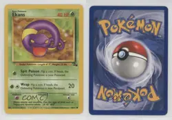 Ekans Pokemon Fossil #46 1999 - Image 3
