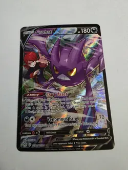 Pokemon TCG Crobat v Trainer Gallery TG20/TG30 SWSH: Lost Origin NM Condition - Image 1