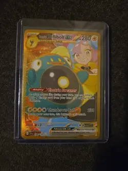Iono's Bellibolt EX 188/159 Gold Hyper Rare Pokemon TCG Journey Together - Image 1