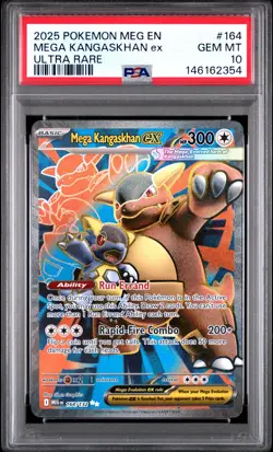2025 POKEMON MEG EN-MEGA EVOLUTION ULTRA RARE #164 MEGA KANGASKHAN EX PSA 10 - Image 1