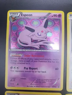 Pokemon TCG Eeveelutions Promo Set BW87-94 Holo - Leafeon Damaged - Image 2