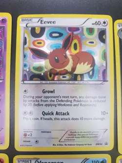Pokemon TCG Eeveelutions Promo Set BW87-94 Holo - Leafeon Damaged - Image 3