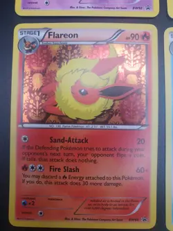 Pokemon TCG Eeveelutions Promo Set BW87-94 Holo - Leafeon Damaged - Image 5