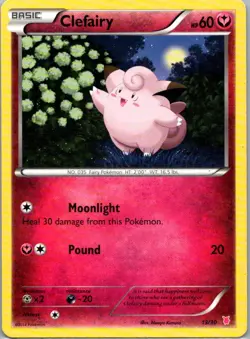 Pokemon TCG Clefairy 13/30 XY Trainer Kit Wigglytuff LP - Image 1