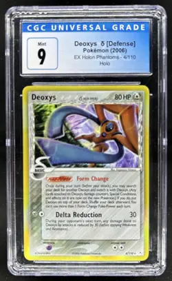 2006 Pokemon EX Holon Phantoms Deoxys Delta Species #4/110 CGC 9 - Image 1