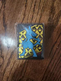 Pokemon Crown Zenith PC ETB Exclusive Lucario Sleeves New - Image 1