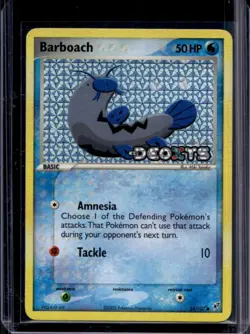 2005 Pokemon EX Deoxys Barboach Reverse Holo Stamp #54/107 - Image 1