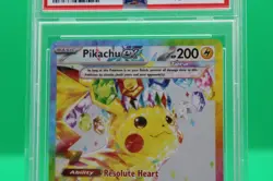 2024 POKEMON SSP EN-SURGING SPARKS SPECIAL ILLUSTRATION RARE PIKACHU EX PSA 10 - Image 3