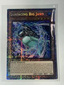 Yu-Gi-Oh! Surfacing Big Jaws MP25-EN012 Mega-Pack Holo Effect Card Konami - Image 1