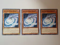 Yu-Gi-Oh! Galactic Spiral Dragon MP20-EN160 1st Ed (Set Of 3) - Image 1