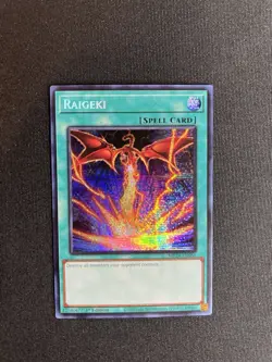 *** RAIGEKI *** 1ST EDITION ALTERNATE ART SECRET RARE MP24-EN056 YUGIOH! - Image 1