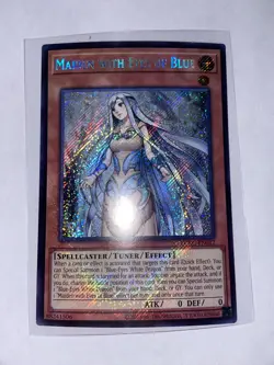 Maiden with Eyes of Blue LCKC-EN012 Unlimited Secret Rare NM - Image 1