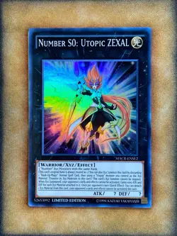 Yugioh Number S0: Utopic ZEXAL MACR-ENSE2 Super Rare Limited Edition NM - Image 1