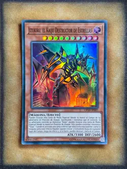 Yugioh Jizukiru, the Star Destroying Kaiju OP10-EN007 Super Rare SPANISH LP - Image 1
