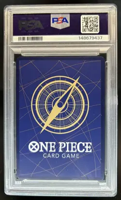 2026 One Piece Dracule Mihawk Secret Rare Manga Alt Art #OP14-119 PSA 10 - Image 2