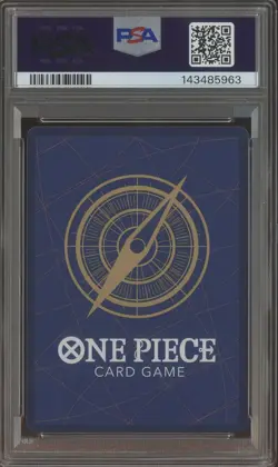 2025 One Piece OP12 EN Alternate Art 037 Demon Aura Sword/Dead Man's Game PSA 10 - Image 2
