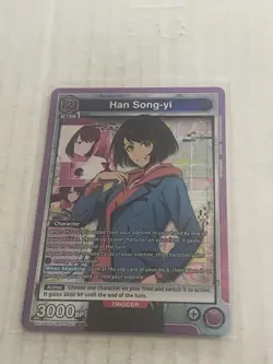 Union Arena UE17BT: SOLO LEVELING Han Song-yi UE17BT-SLG-1-003 Super Rare SR - Image 1
