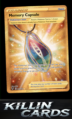 Memory Capsule (Secret) 202/185 Pokemon Secret Rare SWSH04: Vivid Voltage Card N - Image 1