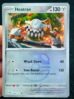 Heatran 068/131 Master Ball Reverse Holo - LP - NM - Pokemon TCG Card - Image 1